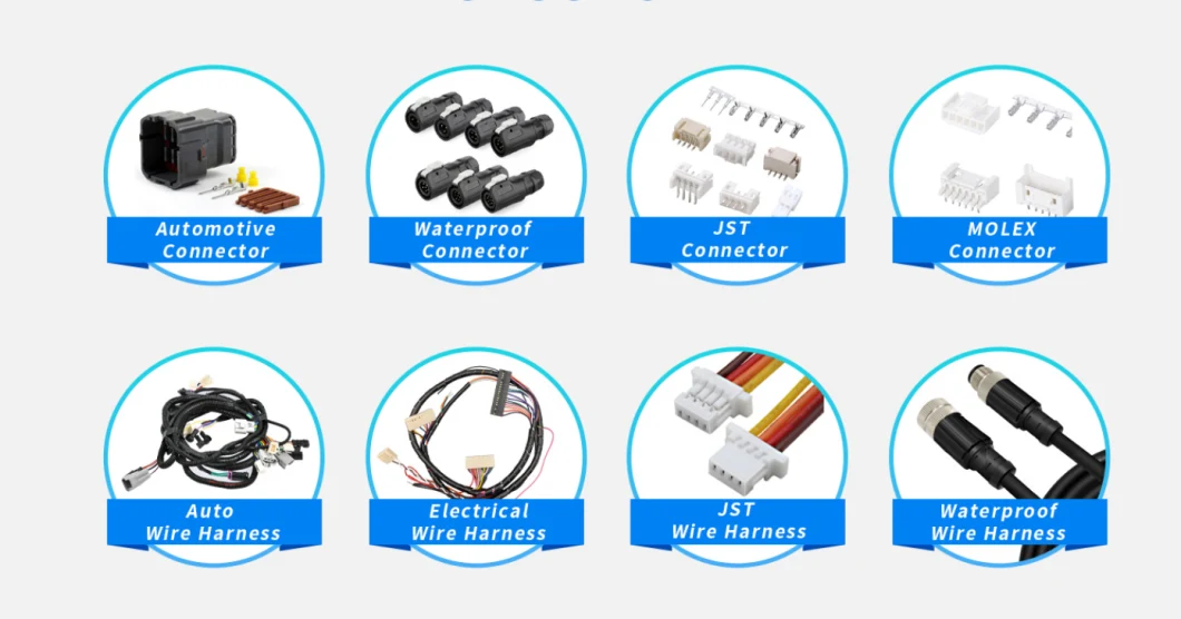 Jst Shr-02V-S-B 2 Pin 1.0mm Pitch Plastic Connector Wire Harness