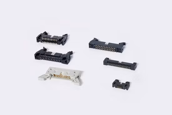 Kundenspezifische PCB-Anschlussbox-Stiftleiste mit 2,54 mm Rastermaß, Draht-zu-Platine-Steckverbinder