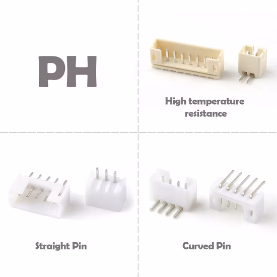 1,0 1,25 1,5 2,0 2,54 3,5 3,96 4,2 5,08 mm Zh pH Xh Vh 5557 5559 5566 5569 Jst Molex Gehäuse PCB Wafer Wire-to-Board-Anschluss